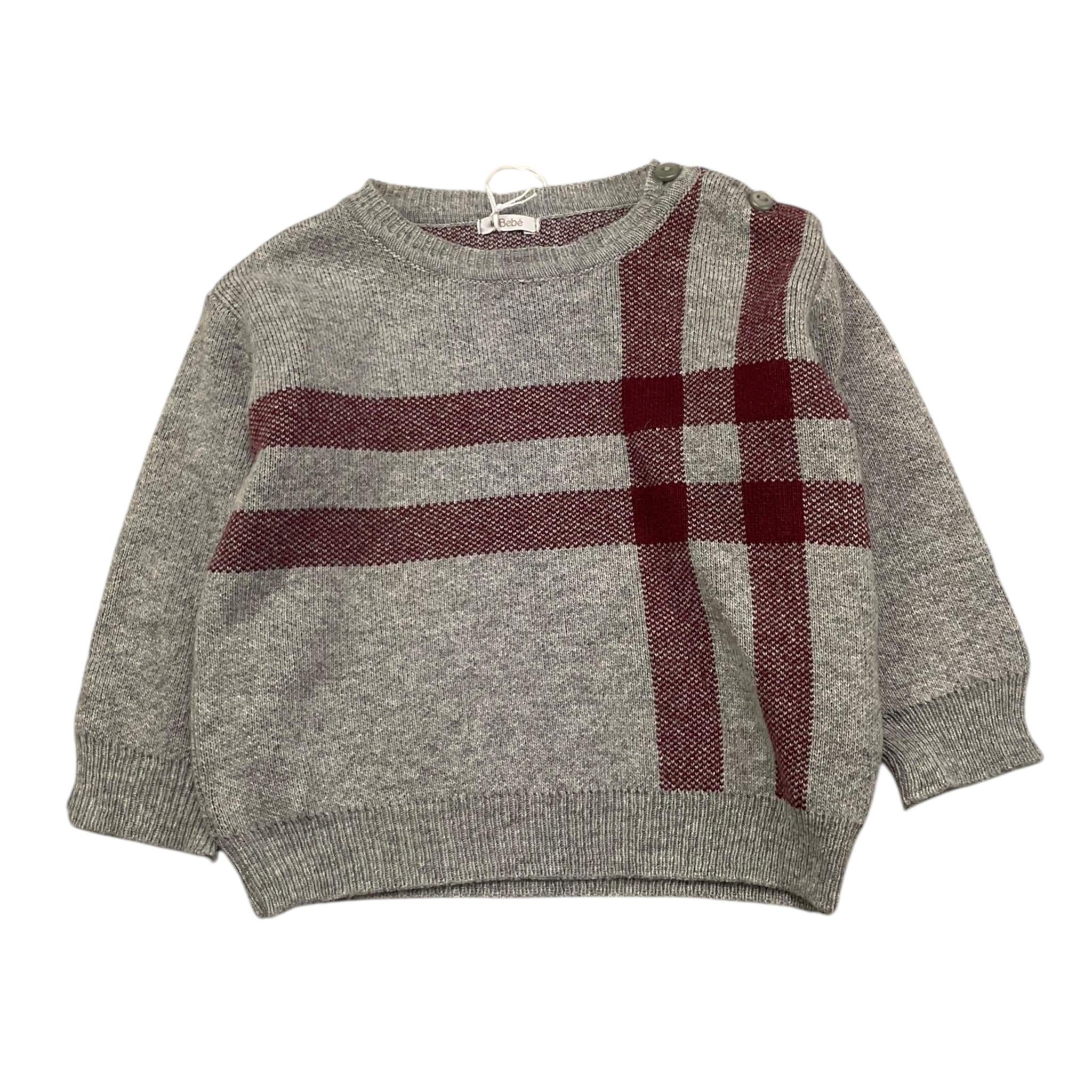 LE BEBE' maglia tinta unita con fantasia Grigio per Neonato LBB5149 GRIGIO LE BEBE' 