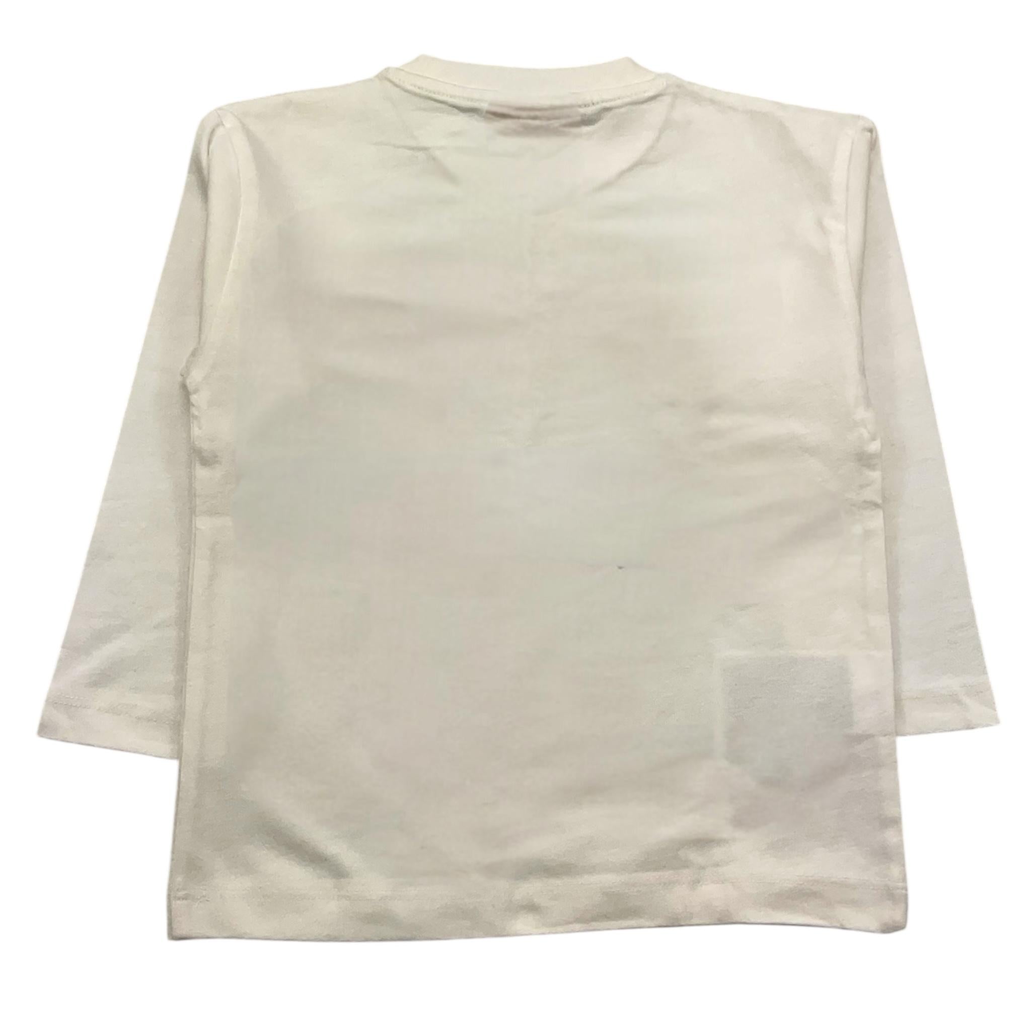 MAYORAL shirt girocollo tinta unita con stampa Bianco per Bambino 4043 BIANCO MAYORAL 
