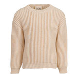 Dou Dou Maglia Tinta Unita con Logo Retro per Bambina DW9P10 BEIGE DOU DOU 