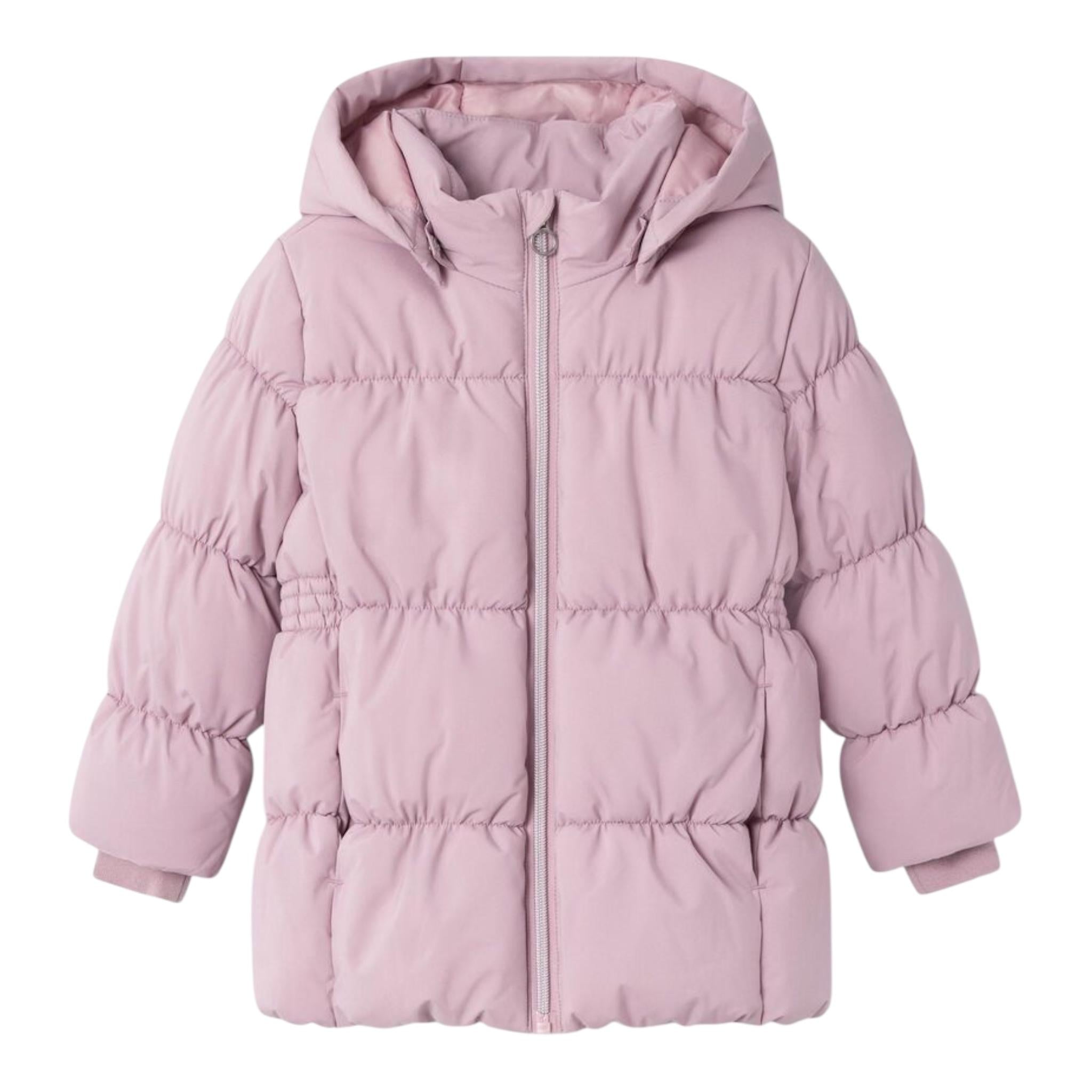 NAME IT giubbino tinta unita con zip e cappuccio Rosa per Bambina 13230978J ROSA NAME IT 