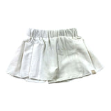 Bamboom+Babies Einfarbige Shorts mit elastischer Taille in Weiß für Neugeborene