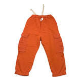 @Madilly Orangefarbene, einfarbige Trainingshose mit Taschen für Jungen