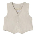 Mayoral Gilet Tinta Unita con Bottoni per Neonato 1303 BEIGE MAYORAL 
