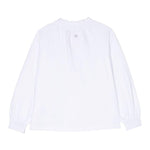 DOU DOU shirt tinta unita con collo elasticizzato Bianco per Bambina DT8A10X BIANCO DOU DOU 