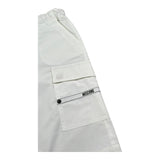 Moschino Bermuda Tinta Unita con Elastico In Vita per Bambino HUQ02I BIANCO MOSCHINO 