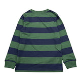 TRUSSARDI shirt girocollo con fantasia a righe Verde per Bambino TBA25096TS VERDE TRUSSARDI 