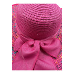 Fun & Fun Cappello In Paglia Tinta Unita con Fiocco per Bambina FNJAC12218 FUXIA FUN & FUN 
