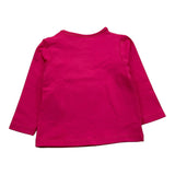 GUESS shirt girocollo tinta unita con rouches Fuxia per Neonata K2RI01K6YW1 FUXIA GUESS 