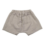 Petit Indi Bermuda Tinta Unita con Elastico In Vita per Neonato BERBEG BEIGE PETIT INDI 