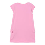 Liu Jo Abito Mezza Manica Tinta Unita con Logo per Neonata KA5017XN ROSA LIU JO 
