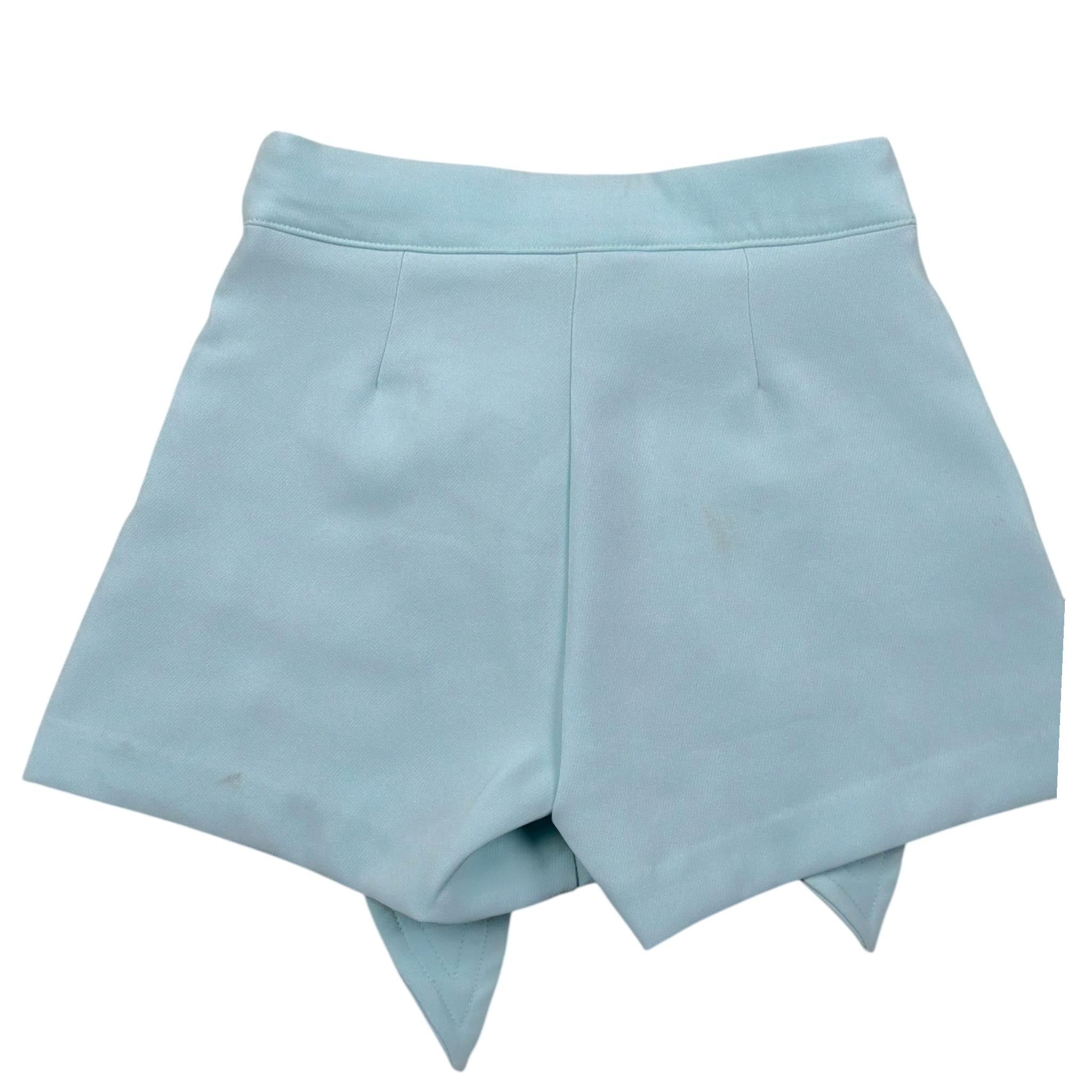 Fun & Fun Short Tinta Unita con Fiocco per Bambina FNCBSO01058 AZZURRO FUN & FUN 