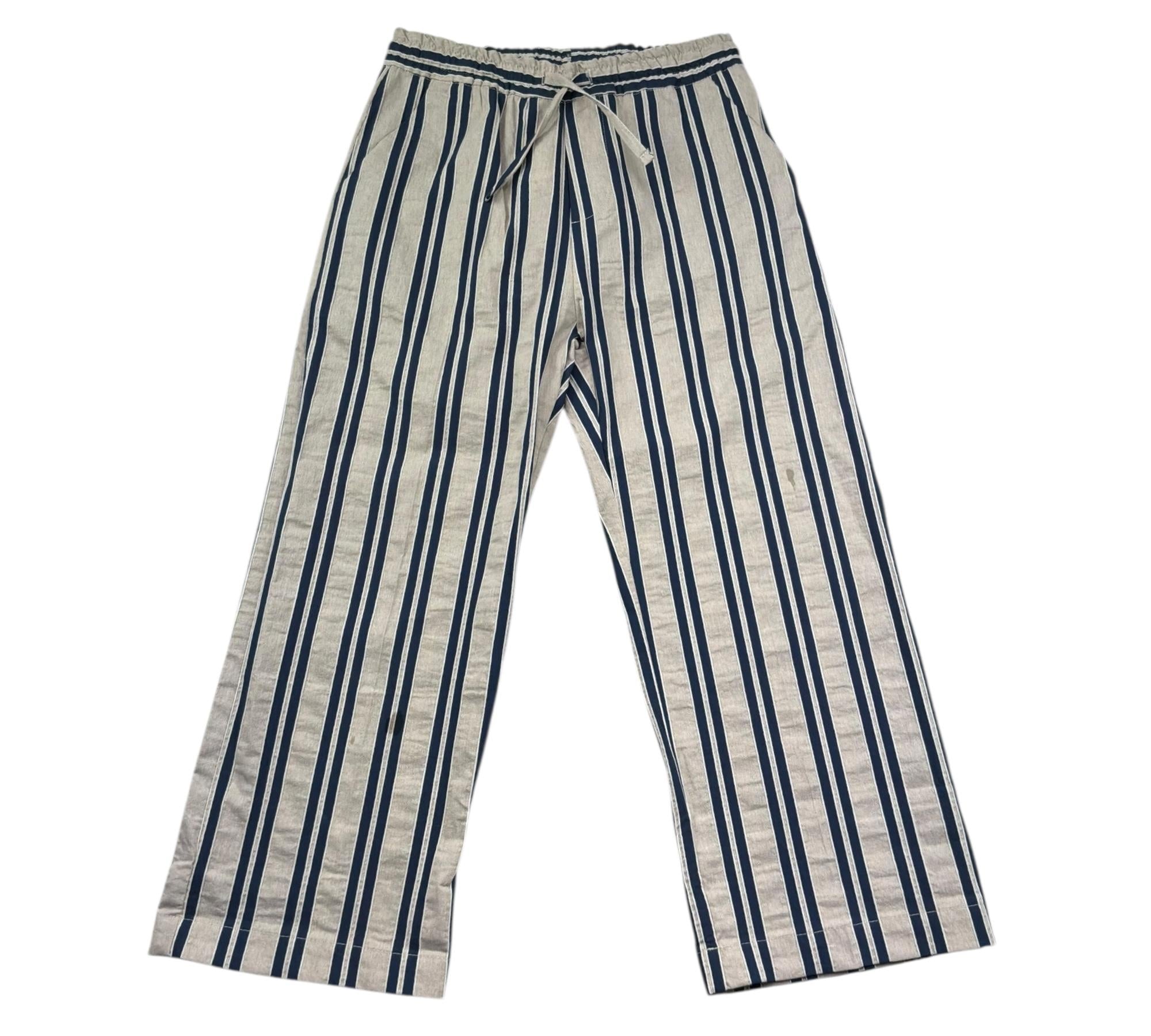 Paolo Pecora Pantalone Fantasia A Righe con Elastico In Vita per Bambino PP4299 BEIGE PAOLO PECORA 