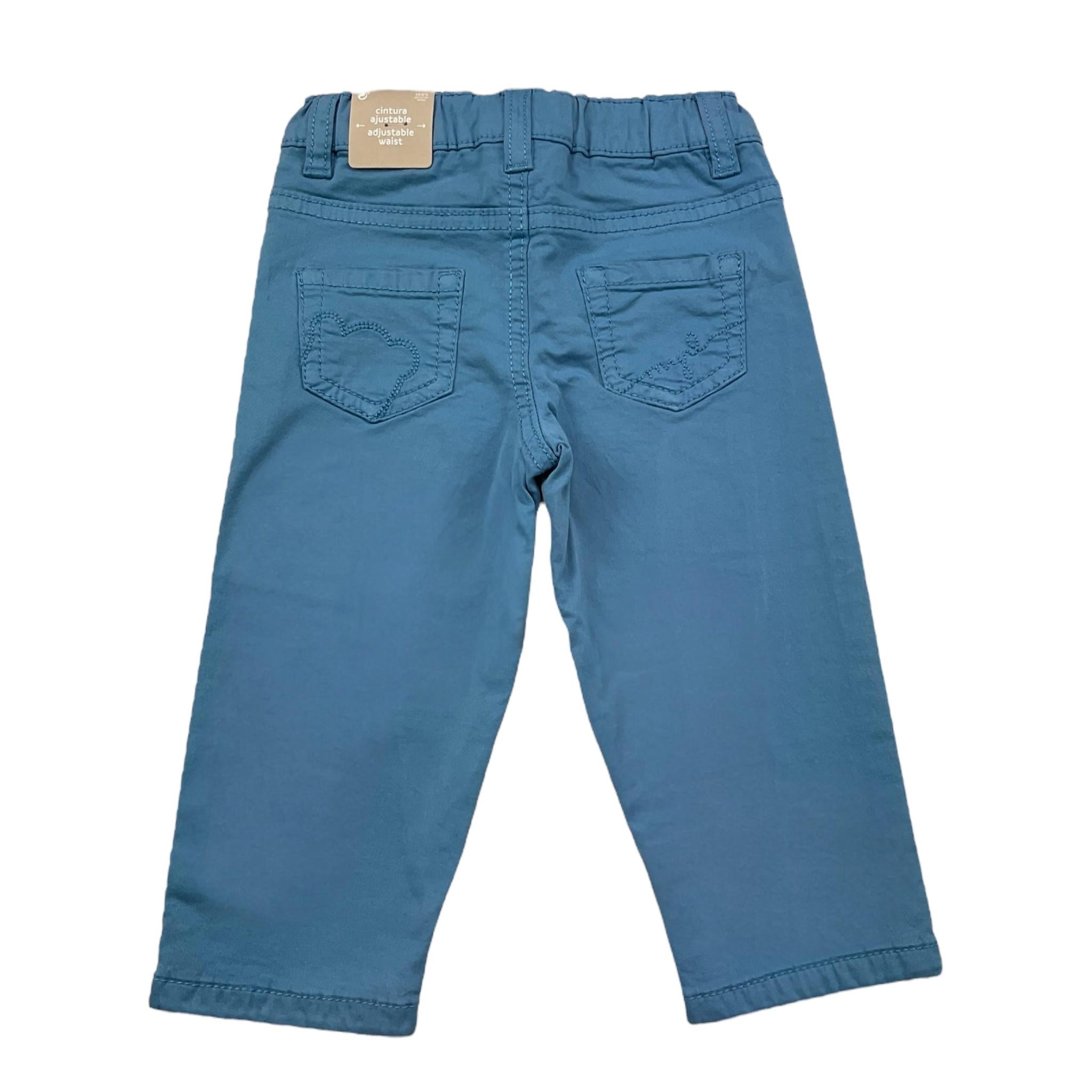 MAYORAL pantalone tinta unita con girovita regolabile Azzurro per Neonato 2524 AZZURRO MAYORAL 