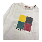 CESARE PACIOTTI shirt girocollo tinta unita con stampa in contrasto Bianco per Bambino TSP5318B BIANCO CESARE PACIOTTI 