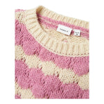NAME IT maglia bicolore con fantasia a righe Panna/rosa per Bambina 13233150X PANNA/ROSA NAME IT 