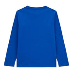 GUESS shirt girocollo tint unita con stampa logo Blu per Bambino L4YI03K8HM4 BLU GUESS 