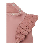 NAME IT felpa girocollo tinta unita con ricami Rosa per Neonata 13225704 ROSA NAME IT 