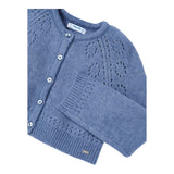 MAYORAL cardigan tinta unita traforato Blu per Bambina 4310 BLU MAYORAL 