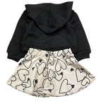 MAYORAL completo 2pz felpa-gonna bicolore Bianco/nero per Neonata 4936 BIANCO/NERO MAYORAL 