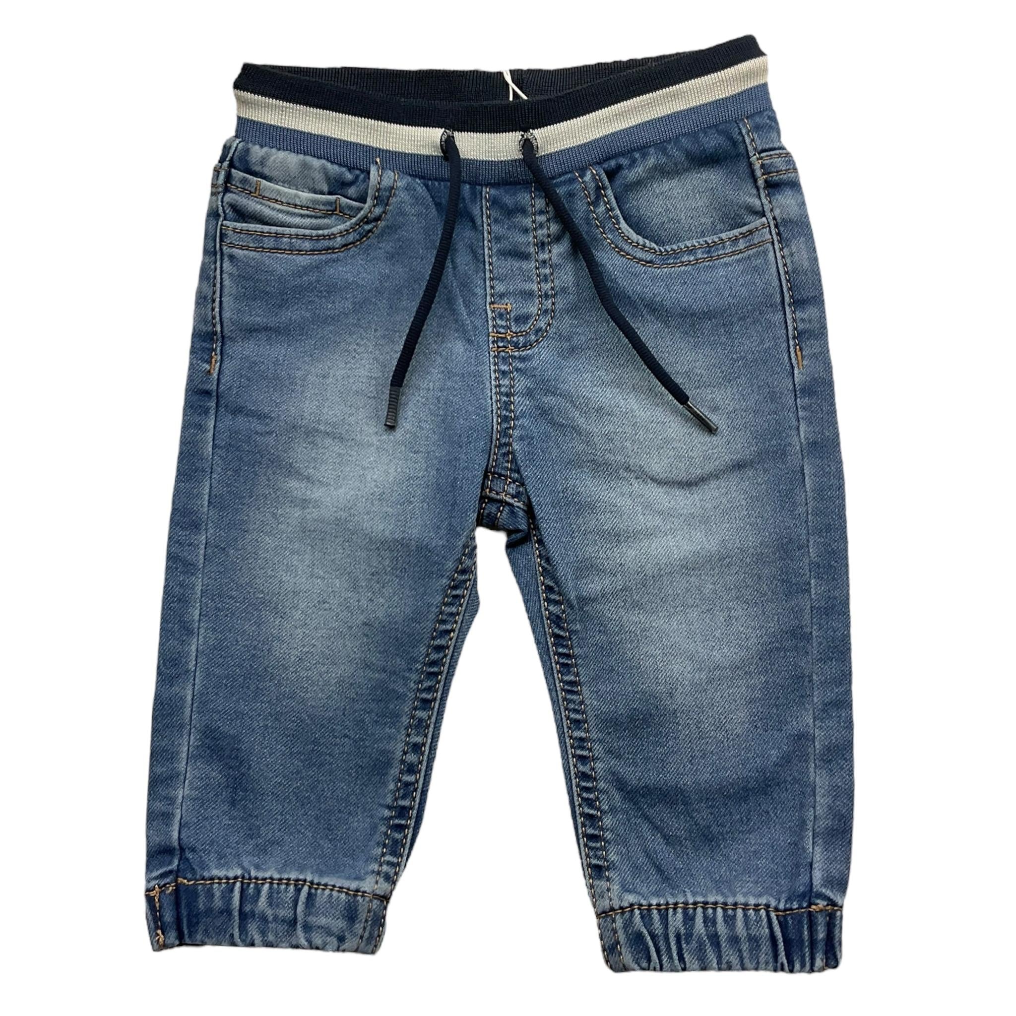 MAYORAL jeans elasticizzato tinta unita con elastico in vita Blu per Neonato 2534X BLU MAYORAL 