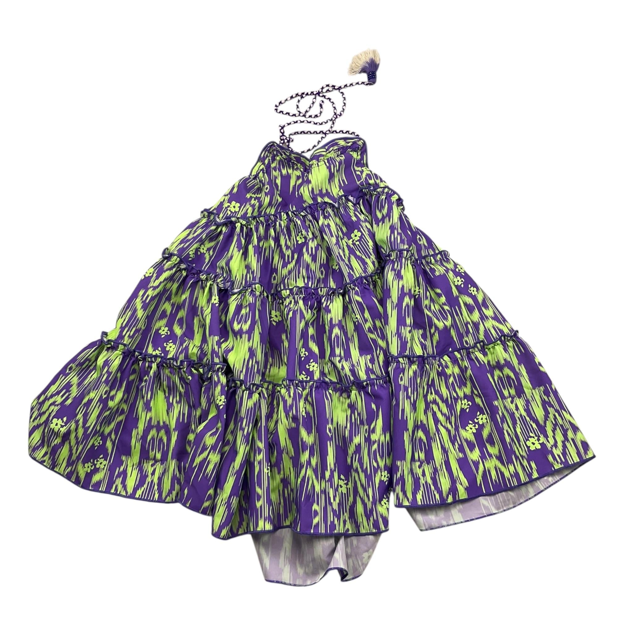 F**K Abito Stampa Fantasia per Bambina FJKK VIOLA F**K 