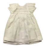 MINIMI abito mezza manica tinta unita con ricami Bianco per Neonata 2621 BIANCO MINIMI 