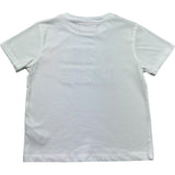 Saint Barth T-Shirt Girocollo Tinta Unita con Stampa per Bambina SB01N BIANCO SAINT BARTH 