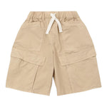 Aspesi Bermuda Tinta Unita con Elastico In Vita per Bambino S25021PBC6063 BEIGE ASPESI 