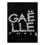 GAELLE felpa chiusa girocollo tinta unita cn stampa logo Nero per Bambina 2741F00318X NERO GAELLE 