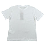 Diadora T-Shirt Girocollo Tinta Unita con Stampa per Bambino 102181706 BIANCO DIADORA 