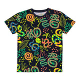 Losan Einfarbiges Rundhals-T-Shirt mit blauem Aufdruck für Jungen