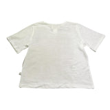 Petit Indi T-Shirt Girocollo Tinta Unita per Bambino SS25BK7617 BIANCO PETIT INDI 