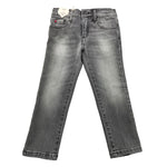 NUPKEET jeans tinta unita con girovita regolabile Nero per Bambino 24NK305 NERO NUPKEET 