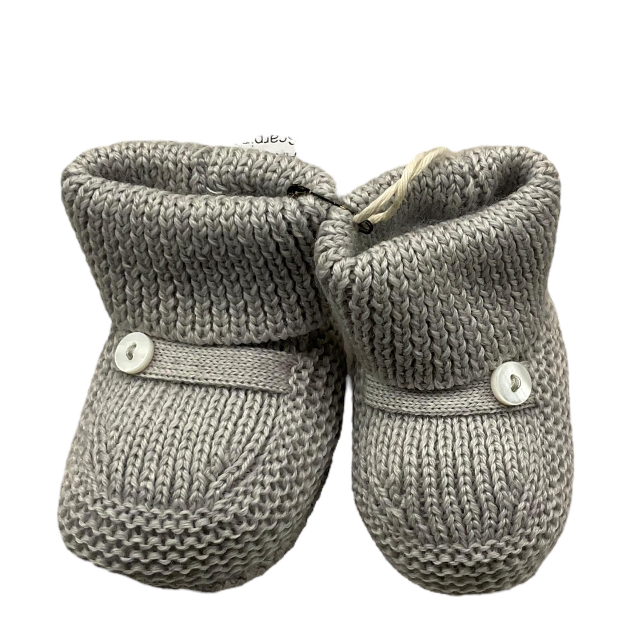 LITTLE BEAR babbucce tinta unita Grigio per Neonata 7141 GRIGIO LITTLE BEAR 