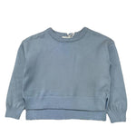 LU LU BY MISS GRANT maglia girocollo tinta unita Azzurro per Bambina LL0743 AZZURRO LU LU BY MISS GRANT 