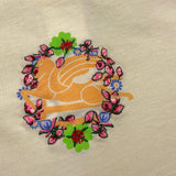 Etro T-Shirt Girocollo Tinta Unita con Stampa per Neonata GU8011 PANNA ETRO 