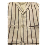 Please Giacca Tinta Unita Fantasia A Righe per Bambino JB21301B73 AVORIO PLEASE 