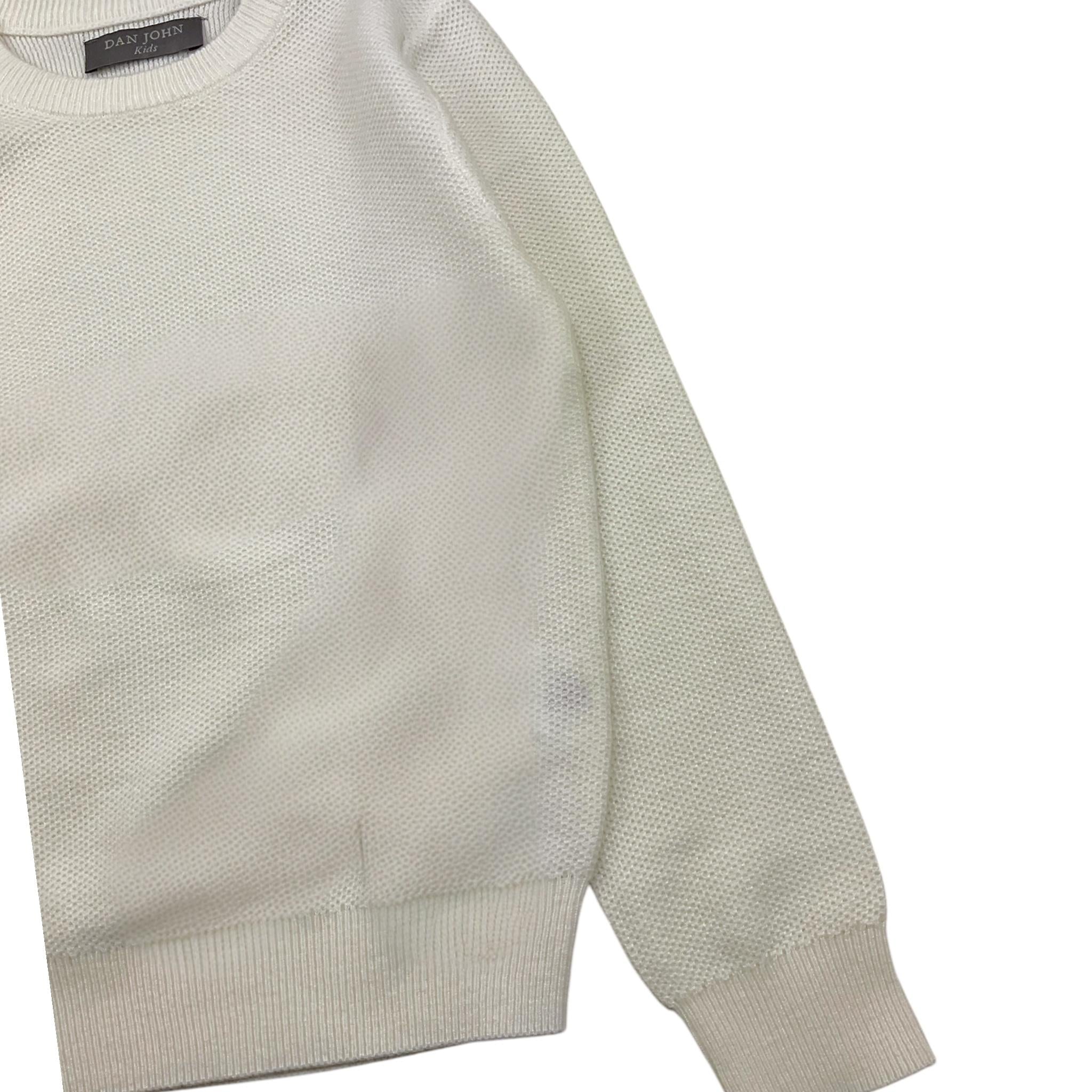 DAN JOHN maglia girocollo tinta unita Panna per Bambino MGD5308JX PANNA DAN JOHN 