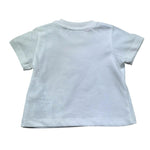 Moschino T-Shirt Girocollo Tinta Unita con Stampa per Neonata MZM047 BIANCO MOSCHINO 