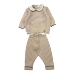 MARLU' completo 2pz maglia-pantalone Beige per Neonata IB5250 BEIGE MARLU' 
