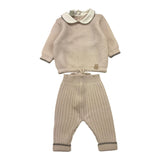 MARLU' completo 2pz maglia-pantalone Beige per Neonata IB5250 BEIGE MARLU' 