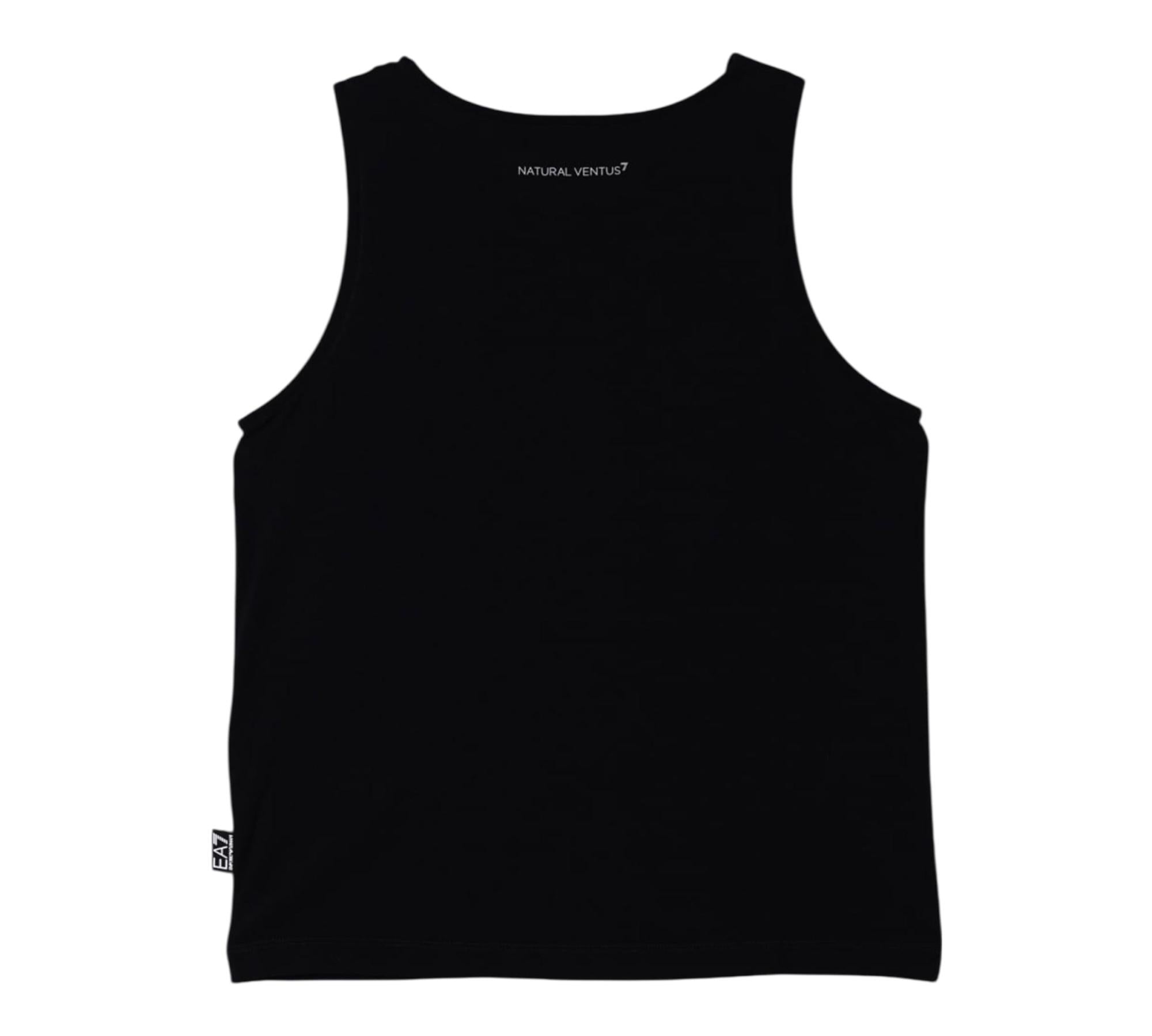 Emporio Armani Canotta Tinta Unita con Logo per Bambina 7G000035 NERO EMPORIO ARMANI 