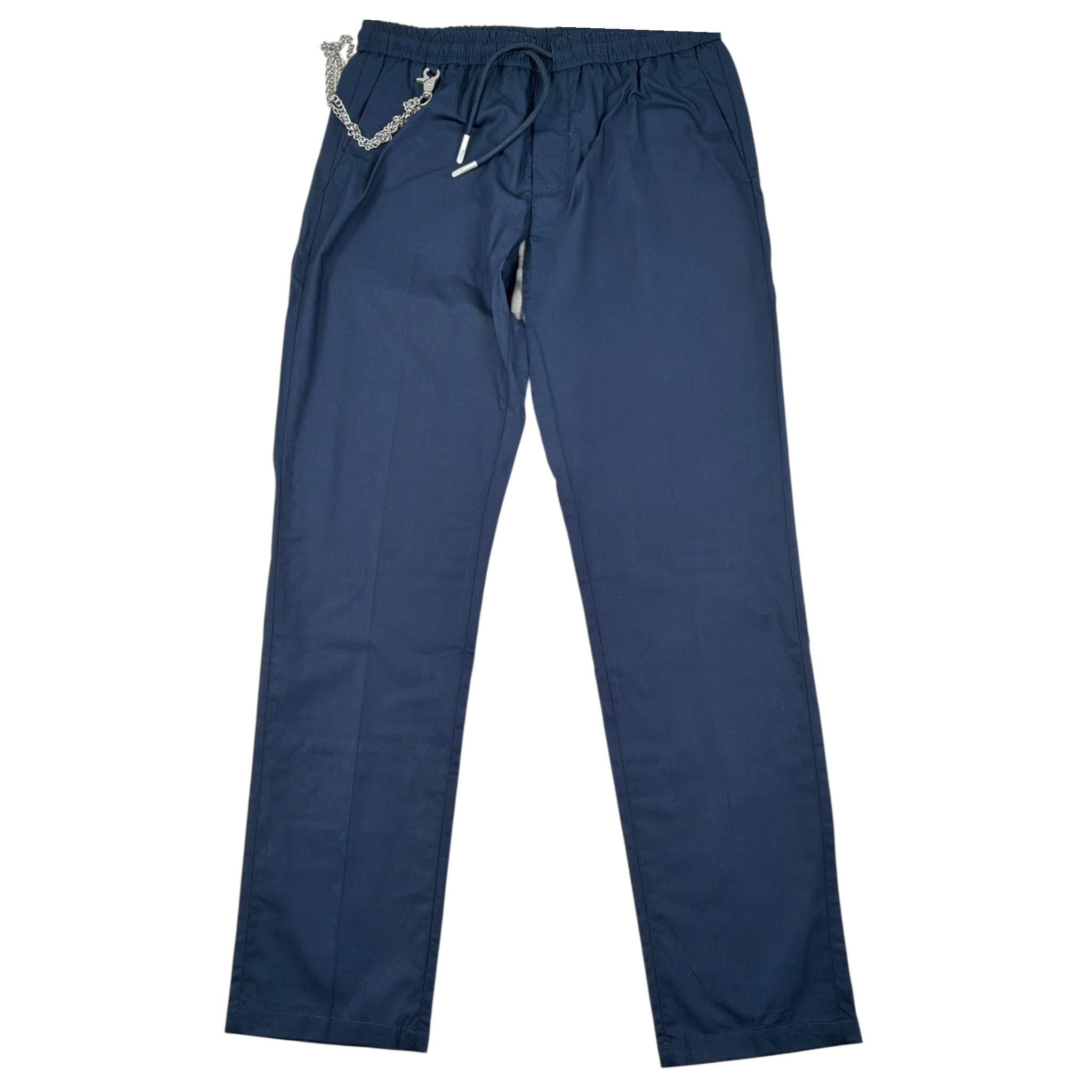 Antony Morato Pantalone Tinta Unita con Elastico In Vita per Bambino MKTR00240X BLU ANTONY MORATO 