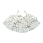 Vicolo Top tinta unita con Rouches Bianco per Bambina 3146C0874 BIANCO VICOLO 