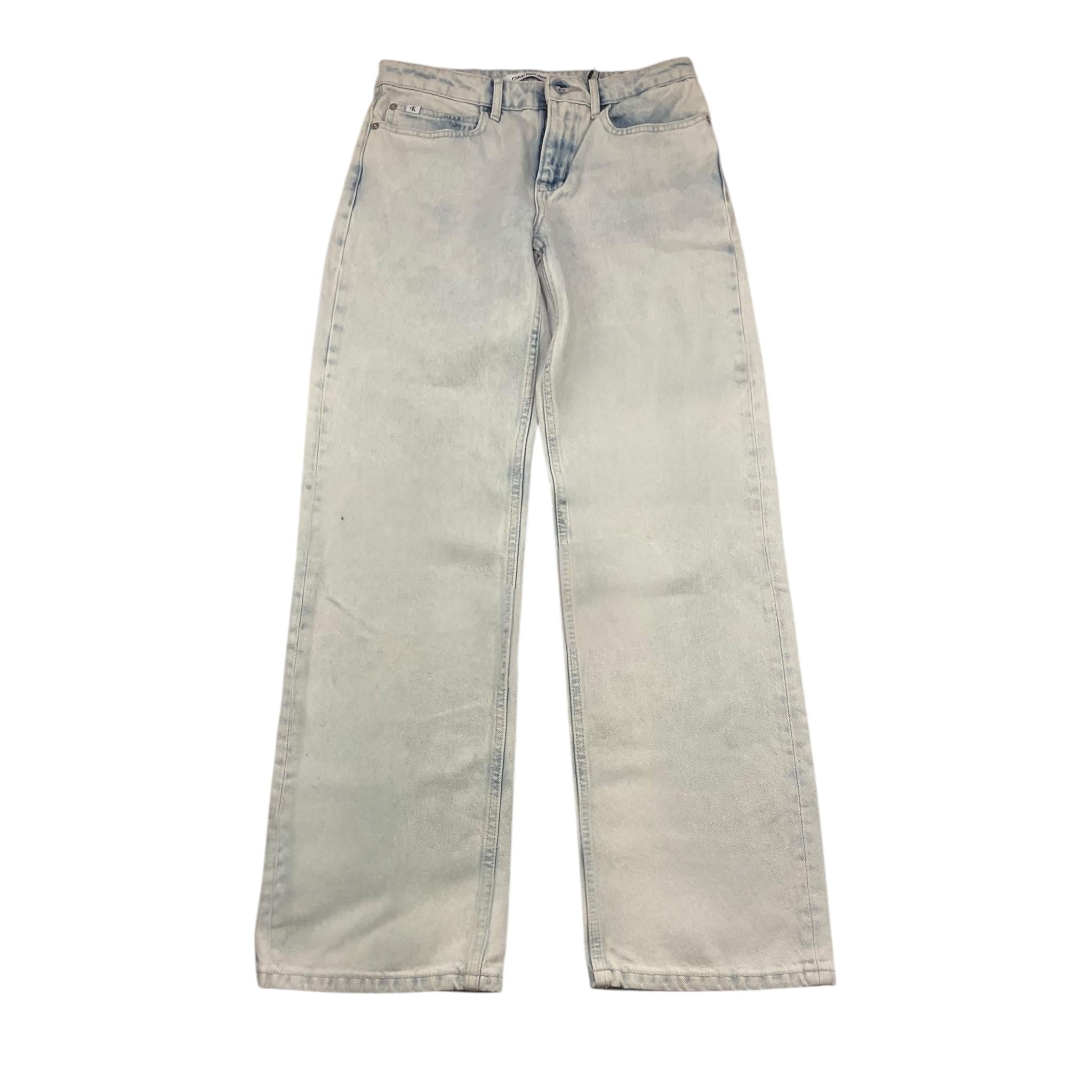 CALVIN KLEIN jeans tinta unita modello baggy Azzurro per Bambino IG0IG02269 AZZURRO CALVIN KLEIN 