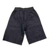 Zahlen Bermuda Einfarbig Denim Mit Elastischer Taille Blau Für Jungen