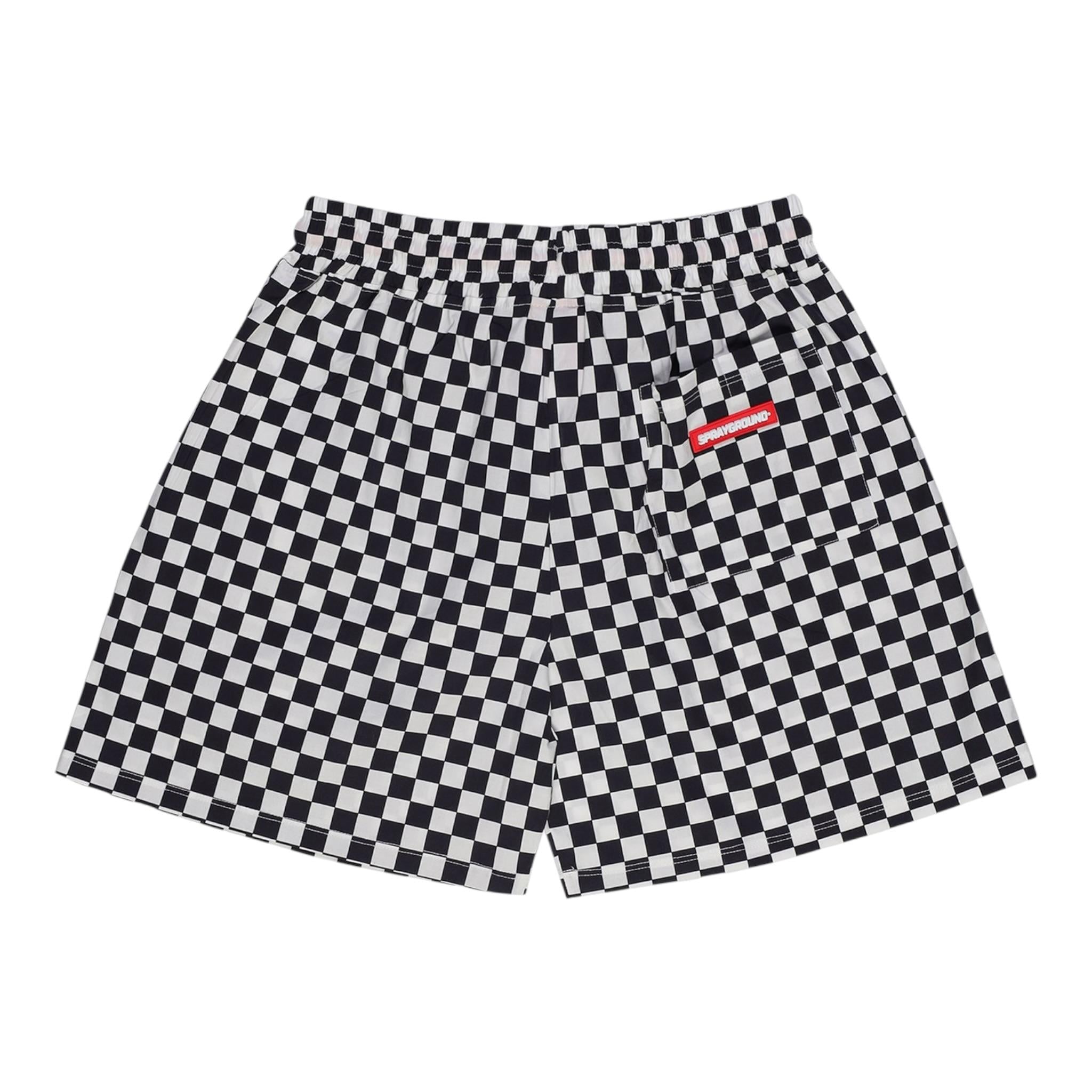 Sprayground Costume Modello Bermuda Bicolore con Fantasia per Bambino SPY1294X BIANCO/NERO SPRAYGROUND 