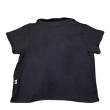 Petit Indi Camicia Mezza Manica Tinta Unita per Bambino SS25BK7326XJ GRIGIO PETIT INDI 