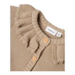 NAME IT cardigan tinta unita con colletto Sabbia per Neonata 13231270 SABBIA NAME IT 