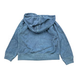 Zhoe &amp; Tobiah Blauer Kapuzenpullover mit Reißverschluss, einfarbig, Sweatshirt für Jungen